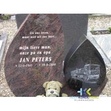 Grafstenen kerkhof Herwen Coll. HKR (41) J.Peters